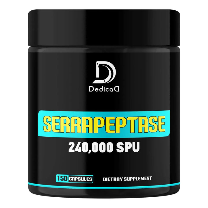 Cápsulas De Serrapeptase 240000 Spu Para Respiración Saludab - Imagen 1