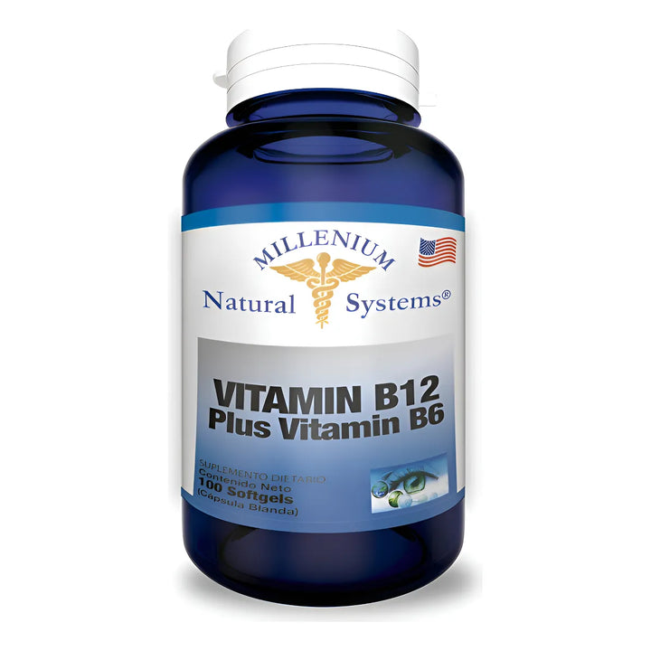 Vitamina B12 + B6 X 100caps Mns - Imagen 1