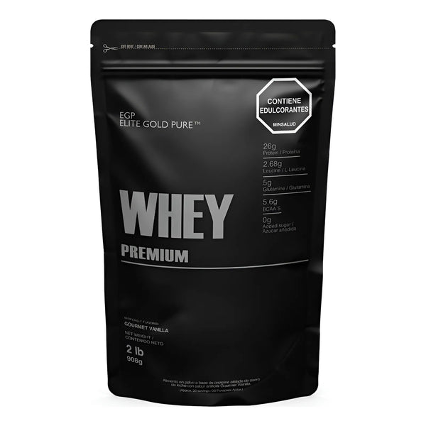 Proteina Whey Premium 2 Libras Egp Elite Gold Pure 2lb Lb Standard Smart Gym Protein - Imagen 1
