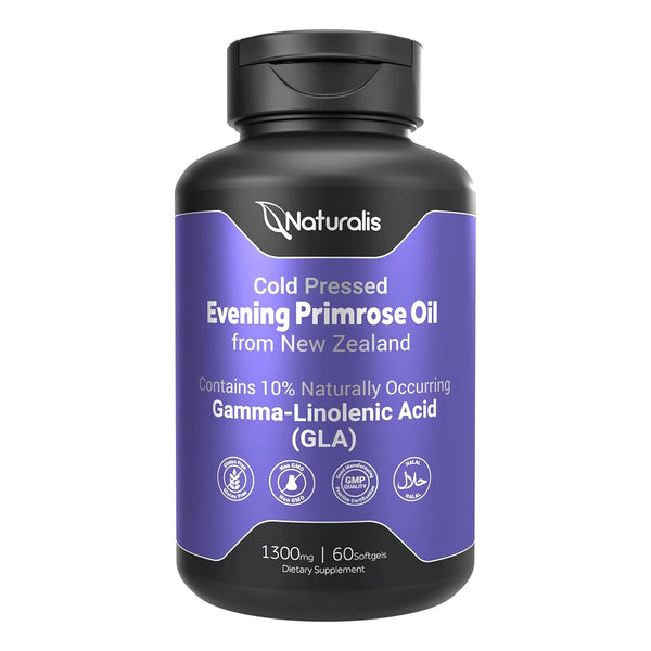 Aceite De Onagra 1300 Mg 100% Natural De Nueva Zelanda 60 Cá - Imagen 1