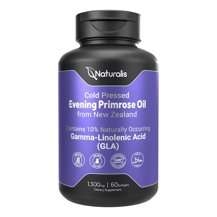 Aceite De Onagra 1300 Mg 100% Natural De Nueva Zelanda 60 Cá - Imagen 1