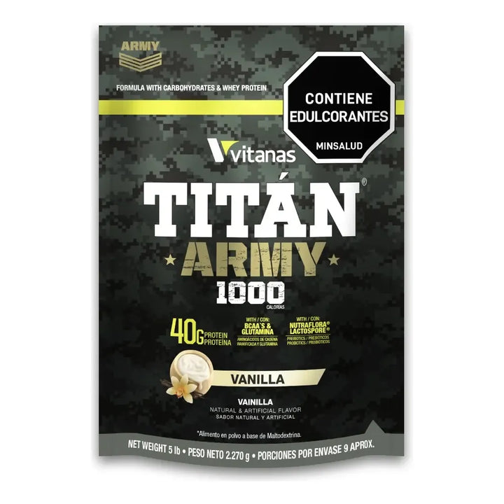 Titan Army 5lbs - Proteina Aumento De Volumen - Sin Azúcar - Imagen 2