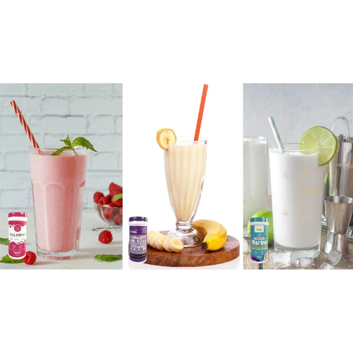 Kit Vitaliah X3 Colágenos Hidrolizados: Vainilla + Fresa + Marino - Imagen 2