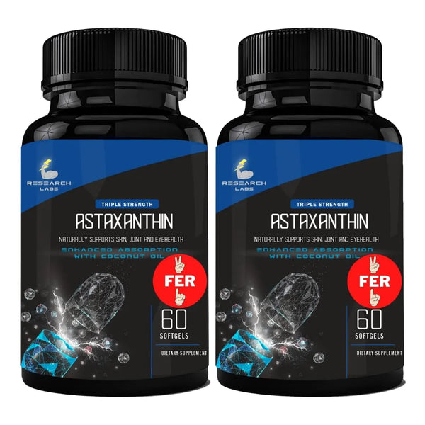 Cápsulas Blandas Astaxantina 12 Mg Con Aceite De Coco Orgáni - Imagen 1