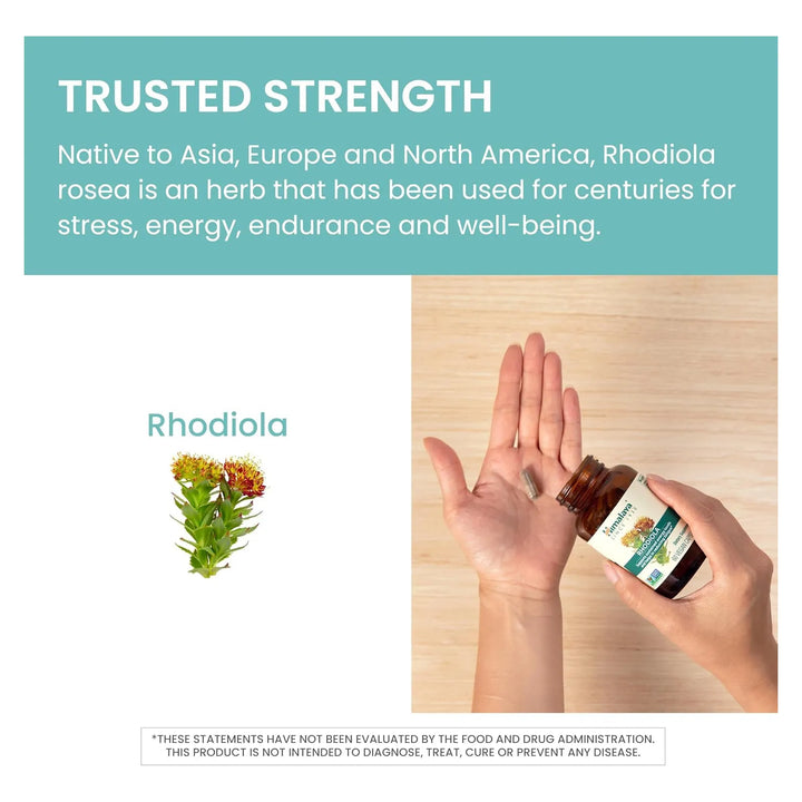 Cápsulas De Rhodiola Himalaya Para Energía Resistencia Estré - Imagen 6