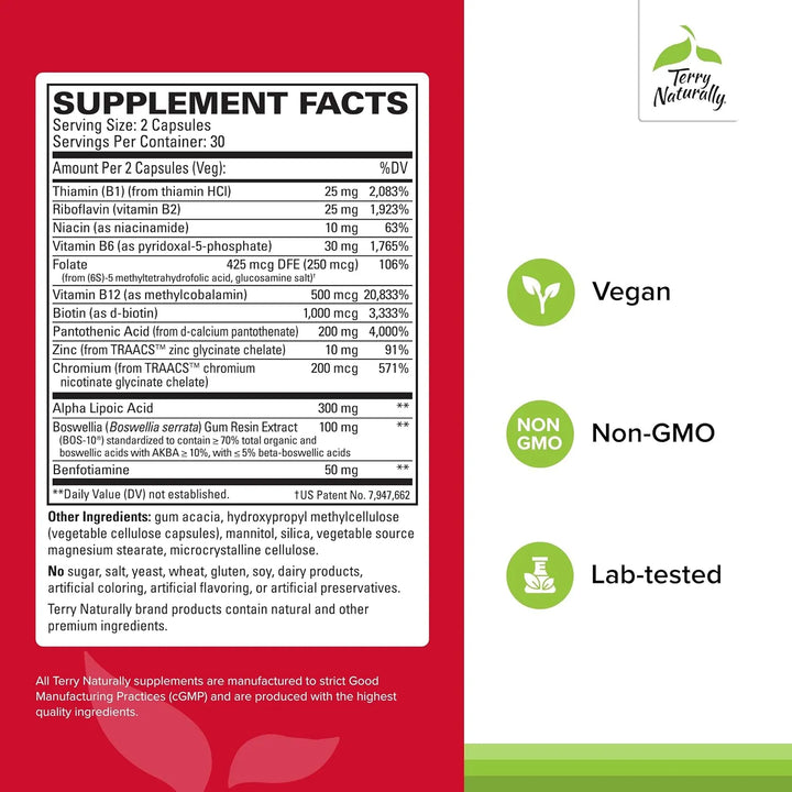 Cápsulas De Apoyo Nervioso Con Vitaminas B Y Ácido Alfa-lipo - Imagen 2