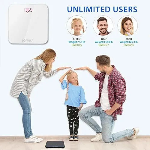 Bascula Para Peso Corporal E Imc Digital Bluetooth 180 Kg - Imagen 3