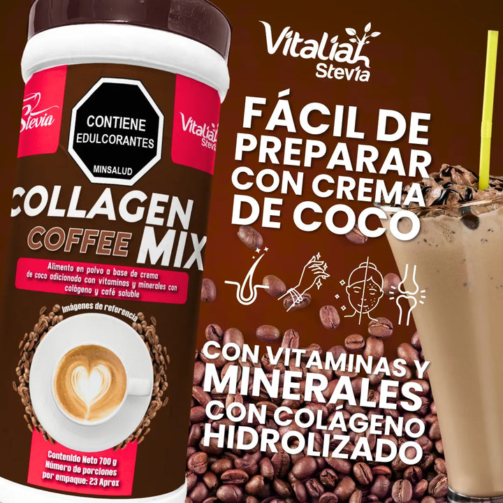 Kit Colágeno Hidrolizado Vitaliah Vainilla + Coffee + Doypack Vainilla - Imagen 7