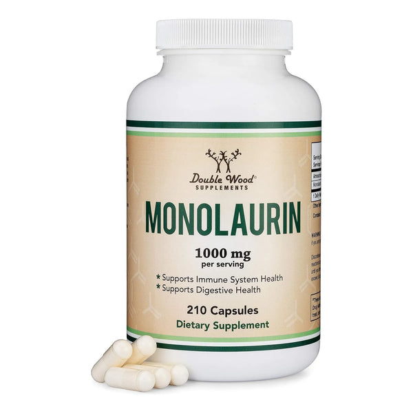 Cápsulas De Monolaurina 1000 Mg 210 Unidades Refuerzo Inmuno - Imagen 1