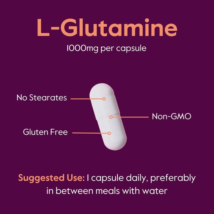 Cápsulas De L-glutamina 1000 Mg 240 Cápsulas Pura Sin Estear - Imagen 7