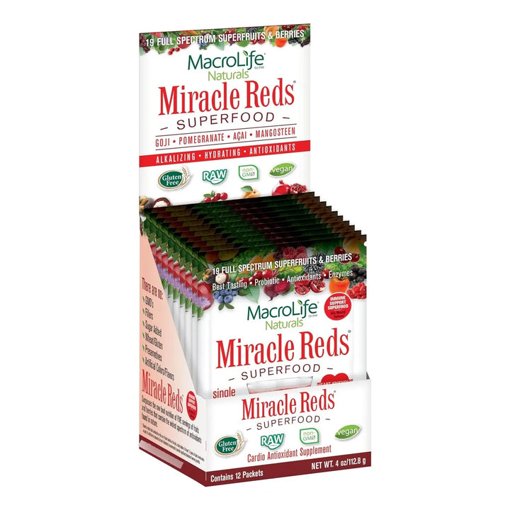 Polvo De Superalimentos Miracle Reds Antioxidantes Polifenol - Imagen 1
