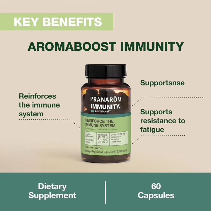 Aromaboost Inmunidad Comino Negro Equinácea Vitaminas B9 B12 - Imagen 2