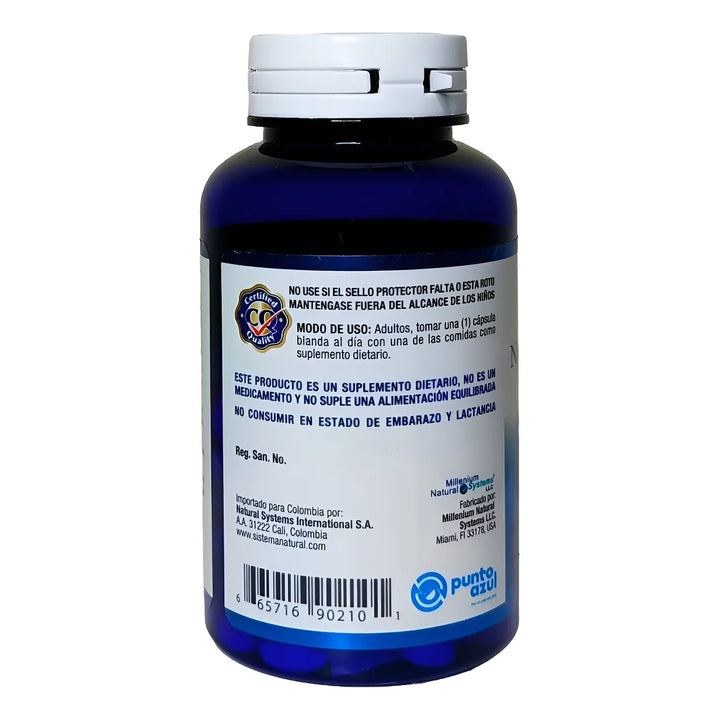 Biotina 900 Mcg 100 Capsulas Fortalece Cabello Piel Y Uñas - Imagen 3