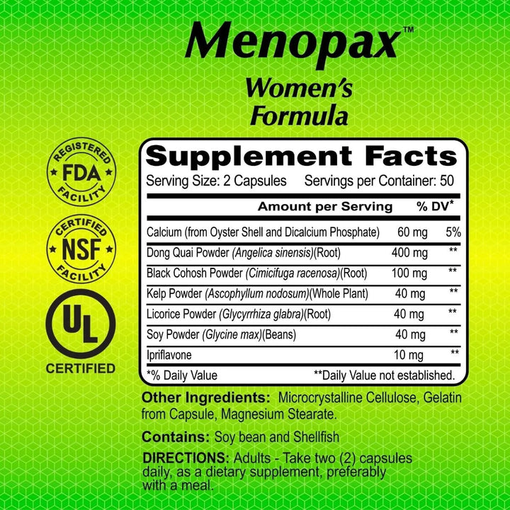 Fórmula Natural Completa Para Menopausia Apoyo Energético Y - Imagen 4