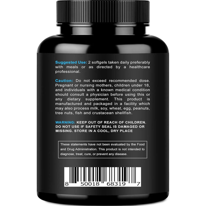 Aceite De Pescado Omega 3 2000 Mg 800 Mg Epa 600 Mg Dha Recu - Imagen 2