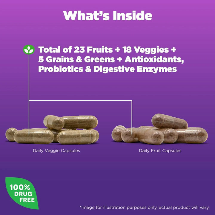 Cápsulas De Fruta Y Verduras Con Selenoexcell Nutrientes Int - Imagen 3