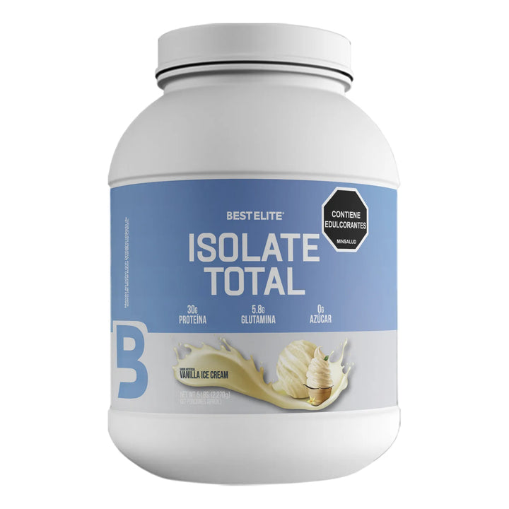 Proteina Isolate Total 5 Libras De Best Elite 5lb 5 Lb Gourmet Vainilla Iso 100 % Gold Protein Whey Aislado - Imagen 2