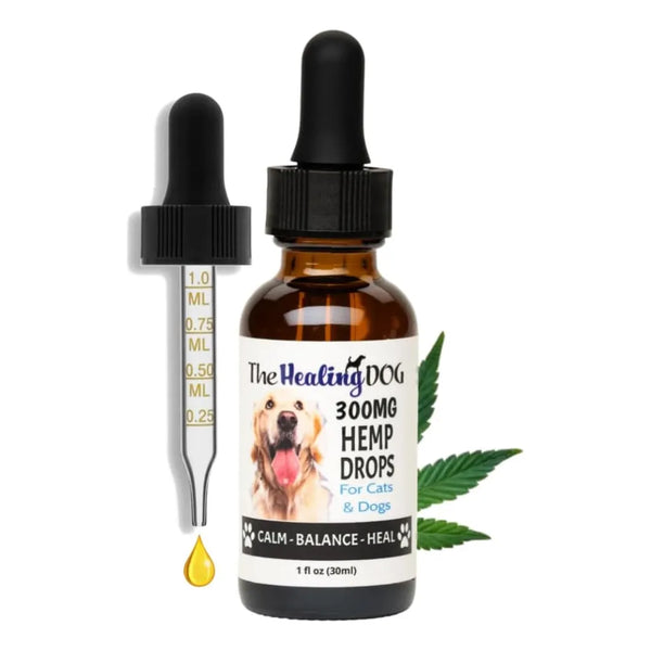 Aceite De Cáñamo Natural Para Mascotas 300mg Alivia Ansiedad Y Dolor