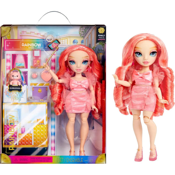 Rainbow High Pinkly Paige Muñeca Amistad Fiel Creatividad Y Diversión