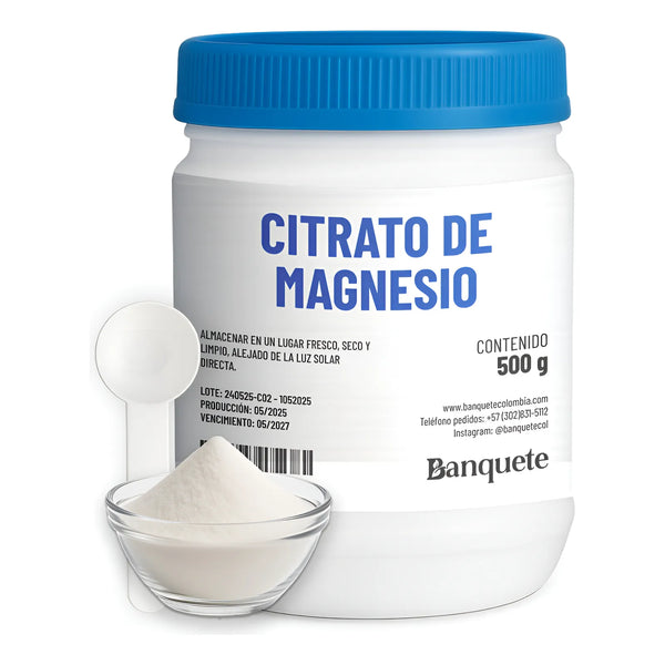 Citrato De Magnesio Tarro 500gr - Imagen 1