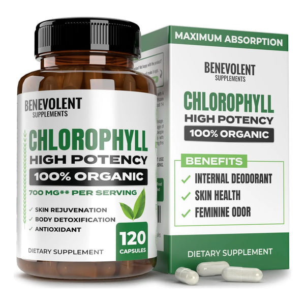 Capsulas De Clorofila 700 Mg Natural Alta Concentracion Energia Y Salud
