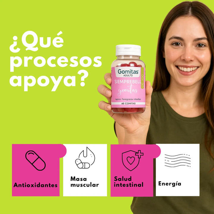 Aguaje Fenogreco Magnesio Maca Autentico Frutilla - Imagen 4