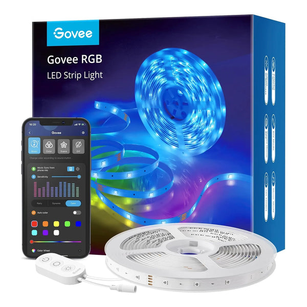 Tira De Luces Led Rgb Govee Smart Wifi 5m Control Por Voz Alexa Google Home
