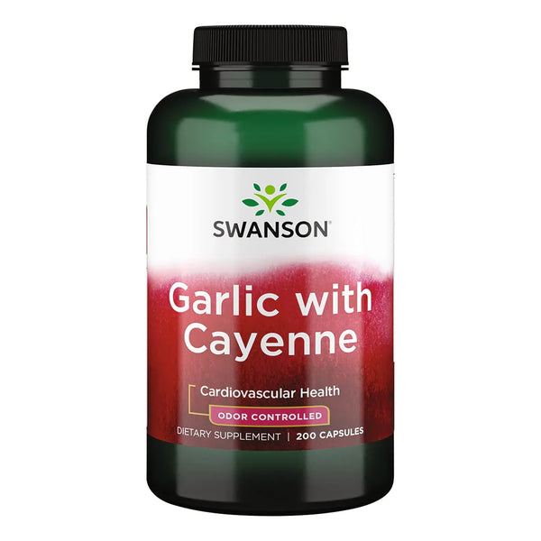 Ajo Con Cayena 200 Capsulas Antioxidante Y Estimulante Vascular