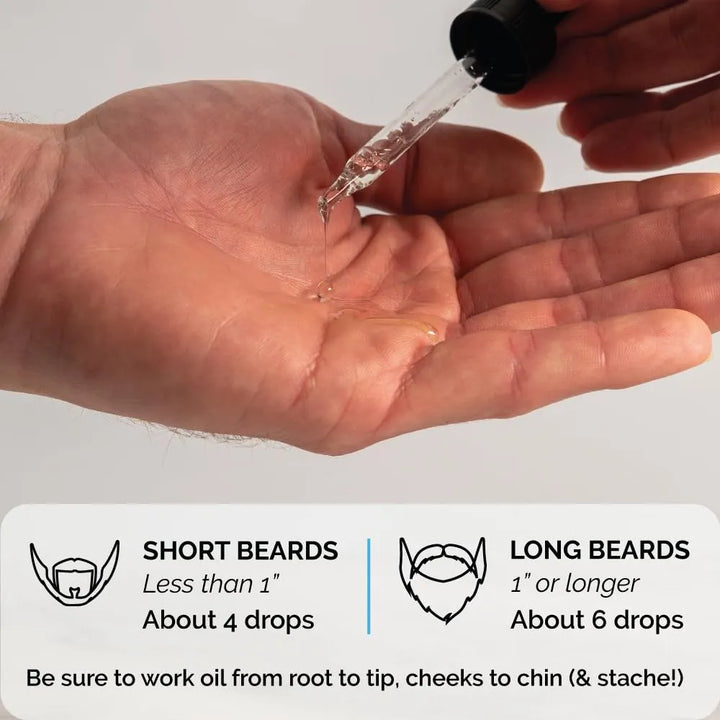 Aceite Natural Para Barba Hombre Hidratante Suavizante Acond Fragancia - Imagen 5