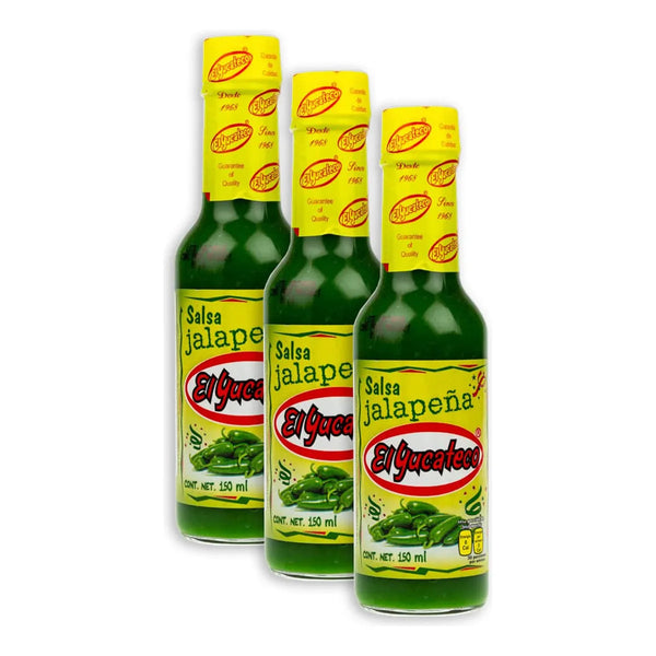 Salsa Picante Yucateca Chile Jalapeño 150 Ml Paquete Triple Sabor Auténtico Y Versatilidad
