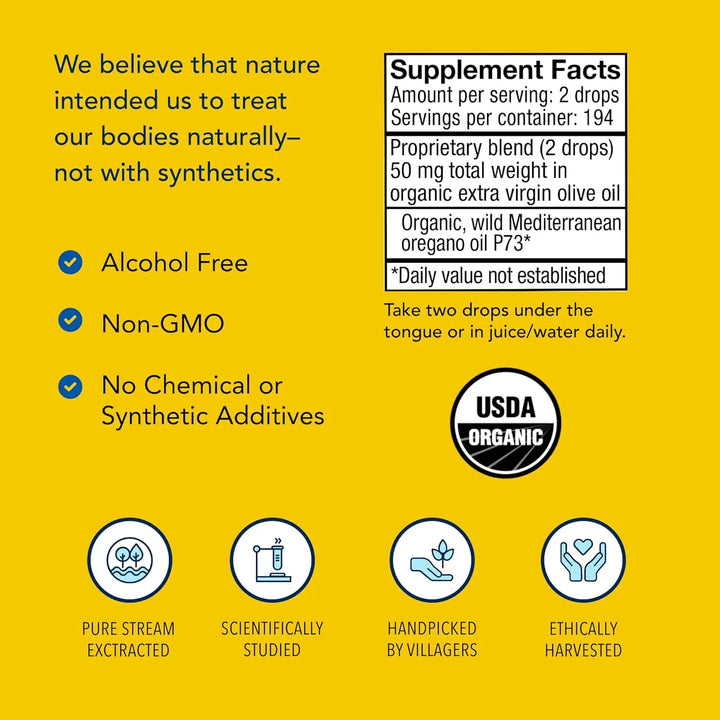 Aceite De Orégano Silvestre Orgánico 2x13.3ml Paquete Rico E - Imagen 4