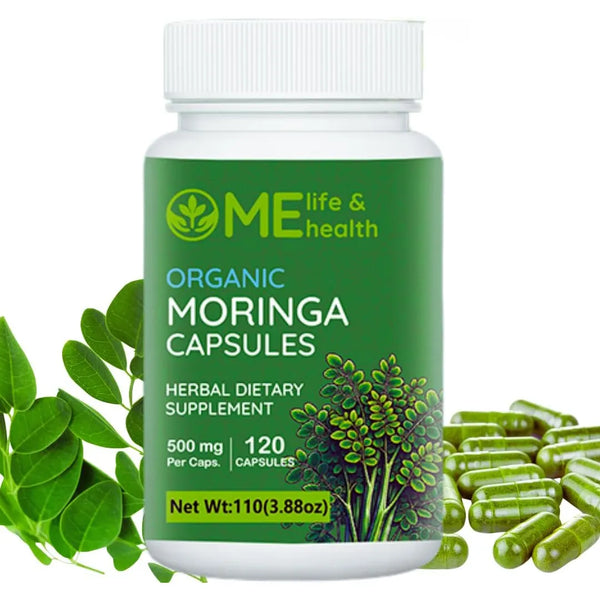 Cápsulas De Moringa Oleifera 100% Orgánica Polvo Puro Para S - Imagen 1