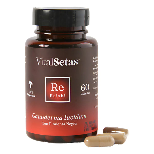 Cápsulas Reishi Vitalsetas Natural - Imagen 1