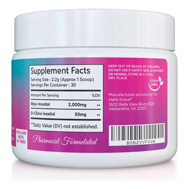 Cyster Glow Polvo De Myo-inositol Y D-chiro Inositol 401 Equ - Imagen 2