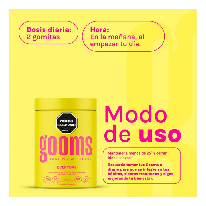 Gomitas Gooms Suplemento Multi Naranja - Imagen 4