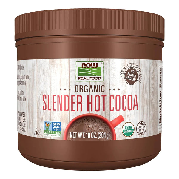 Cacao Caliente Orgánico Delgado Sin Azúcar Añadido 284 Gramo - Imagen 1