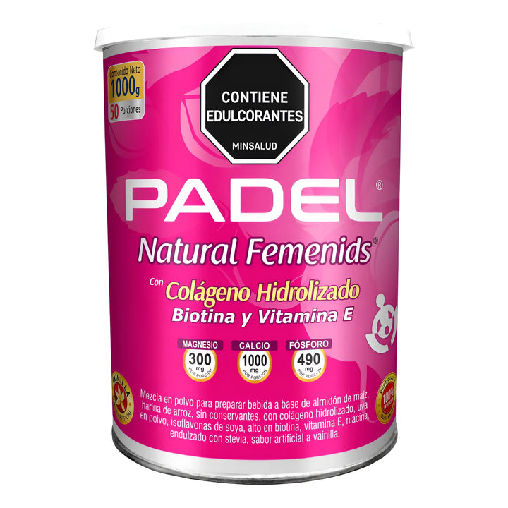 Colágeno Hidrolizado Con Biotina X 1000g - Natural Femenids Vainilla - Imagen 1