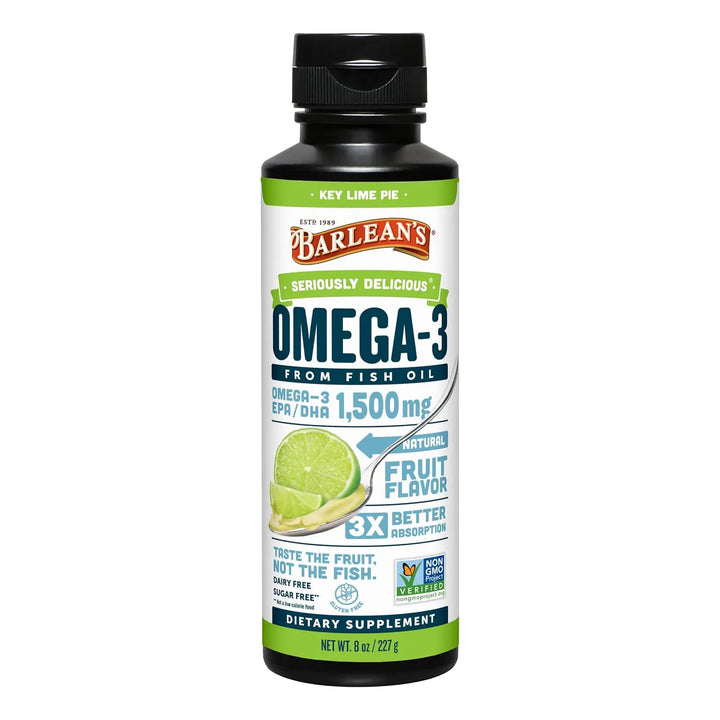 Aceite De Pescado Omega 3 1080 Mg Epa Y Dha Lima 8 Oz - Imagen 1