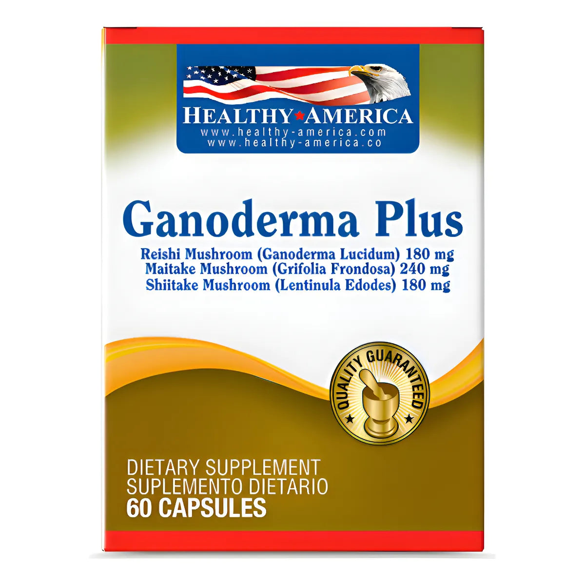 Suplemento Dietario Ganoderma Plus 60 Cápsulas Hongos Reishi Maitake S ...