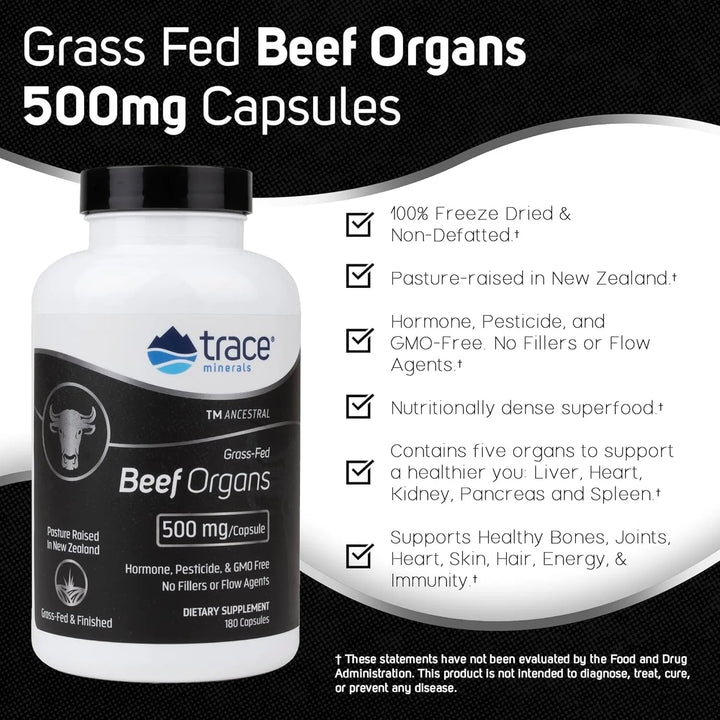 Órgano De Ternera 600 Mg Apoyo Salud Ósea Energía Nutriciona - Imagen 5