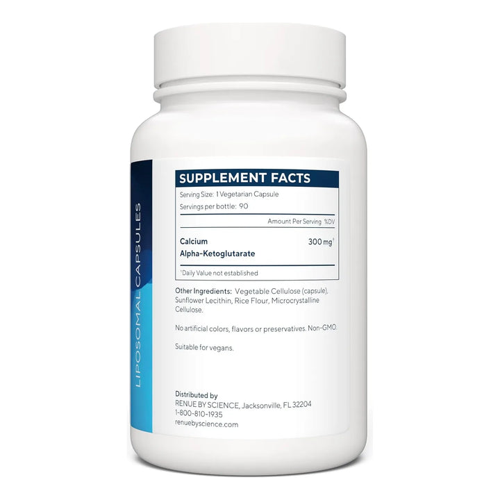 Cápsulas De Alfa Cetoglutarato De Calcio 300 Mg Liposomal Al - Imagen 2