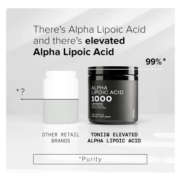 Cápsulas De Ácido Alfa Lipoico 1000 Mg Ultra Alta Pureza Est - Imagen 4