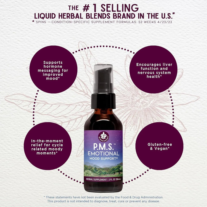 Apoyo Herbal Para Síndrome Premenstrual Con Vitex Y Verbena - Imagen 3
