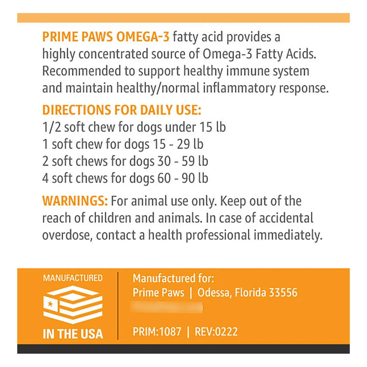 Aceite De Pescado Omega 3 Masticables Para Perros Pequeños Y - Imagen 3