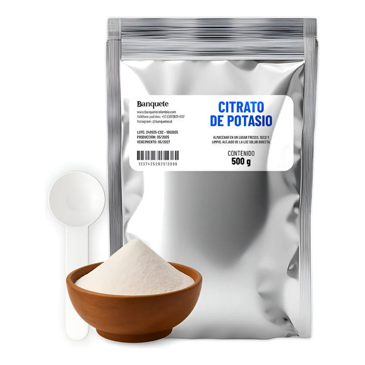 Citrato De Potasio 99.9% Puro X 500gr - Imagen 1