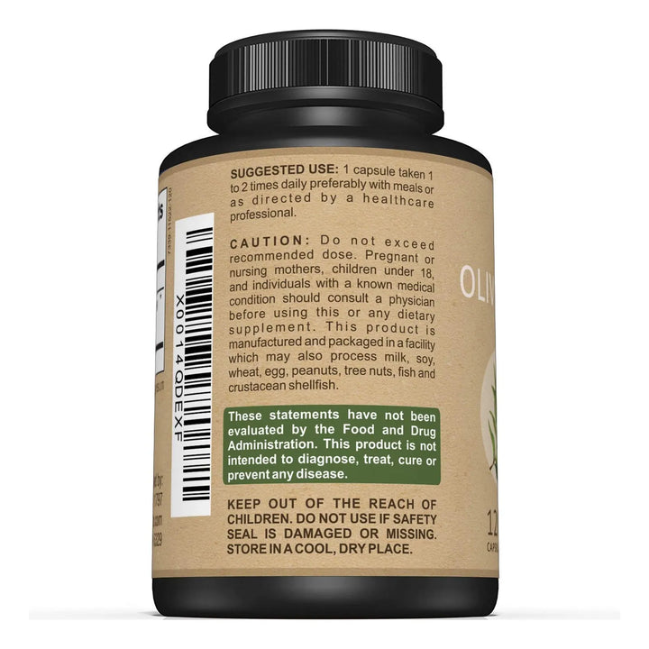 Cápsulas Extracto Hoja De Olivo 20% Oleuropeína Apoyo Sistem - Imagen 3