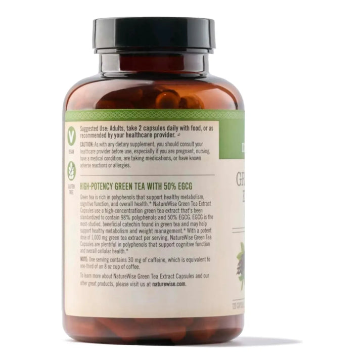 Cápsulas De Extracto De Té Verde 1000 Mg 50% Egcg 98% Polife - Imagen 8