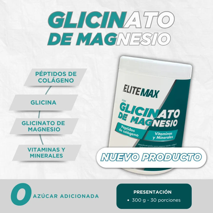 Glicinato Magnesio Polvo Colageno Hidrolizado X300g - Imagen 6