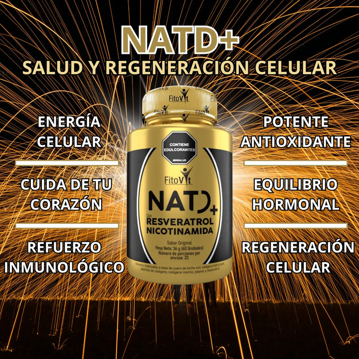 Natd+ Resveratrol Nicotinamida Original - Imagen 3