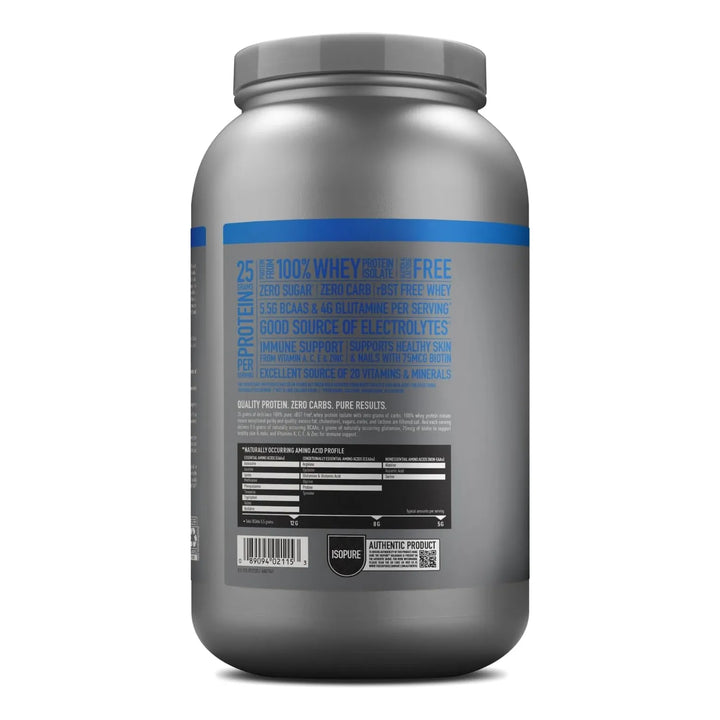 Isopure Zero Carb 3lb - Natures Best + Envío Gratis - Imagen 3